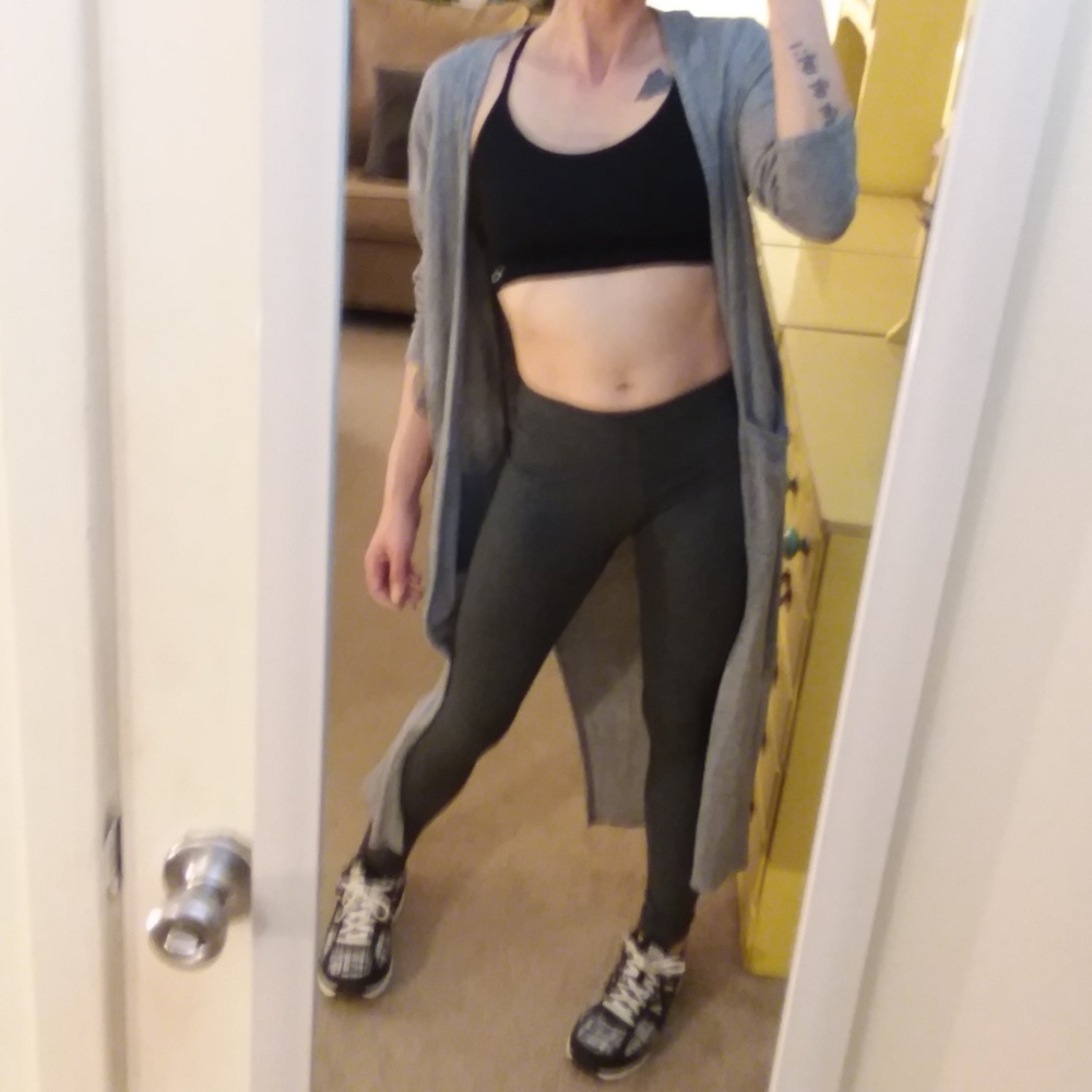 Plain Gray BP Leggings